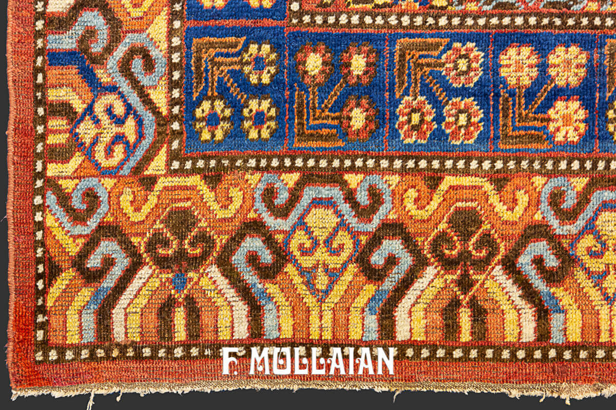 All-over Rust Color field Antique Khotan Rug n°:34459359